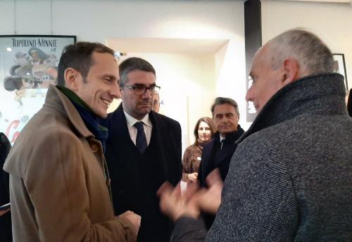 L'incontro a Pordenone tra il Capo della Polizia, Prefetto Franco Gabrielli, il Governatore della Regione Friuli Venezia Giulia Massimiliano Fedriga e l'assessore alla Sicurezza Pierpaolo Roberti